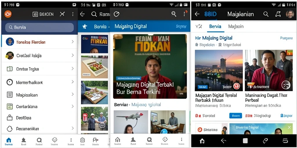 Tampilan antarmuka aplikasi 88ID yang menarik dan modern.