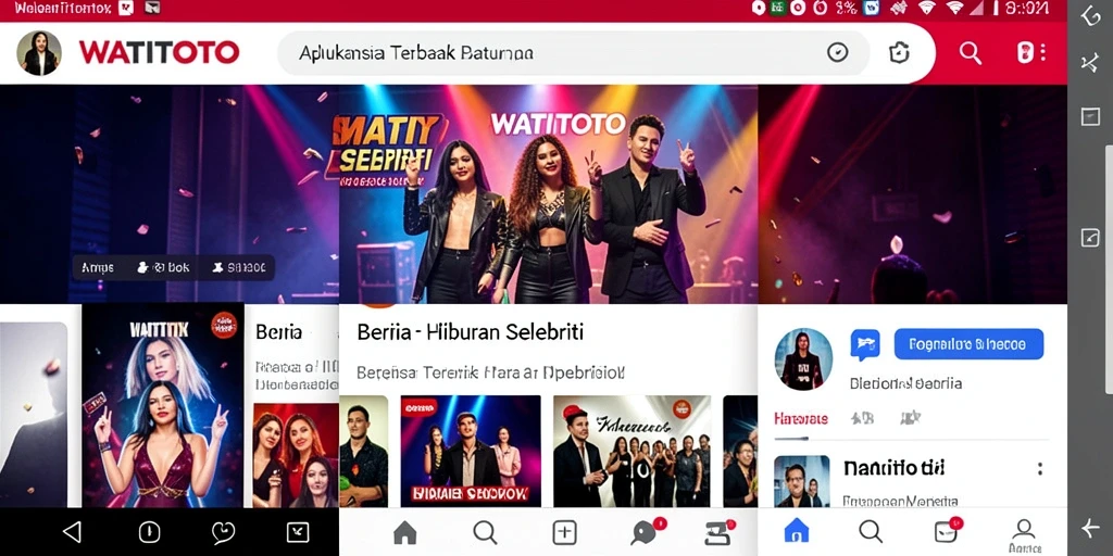 Tampilan antarmuka WATITOTO yang menarik dan mudah digunakan.